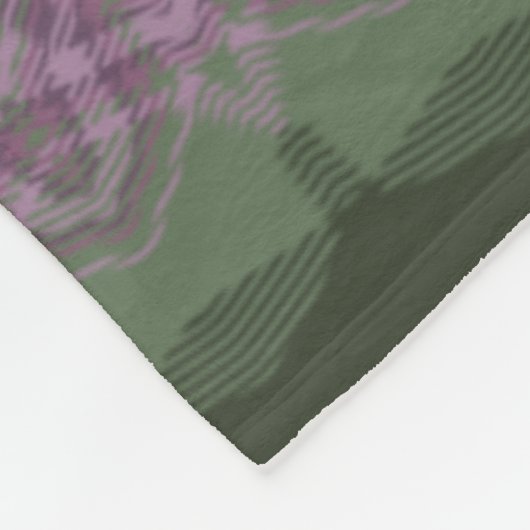 Scottish Thistle Fleece Deken (Hoek)