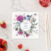 Scottish Thistle Floral bruiloft papieren servette Servetten (Insitu)