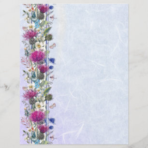 Scottish Thistle Floral Wedding Stationery