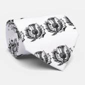 Scottish Thistle Graphic Stropdas (Opgerold)