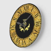 Scottish Thistle in Gold Grote Klok (Hoek)