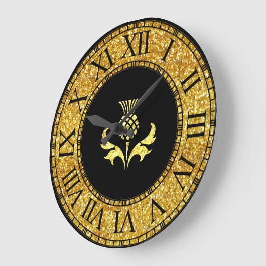 Scottish Thistle in Gold Grote Klok (Hoek)
