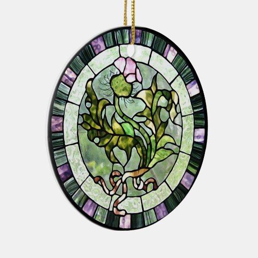 Scottish Thistle Keramisch Ornament (Rechts)