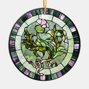 Scottish Thistle Keramisch Ornament
