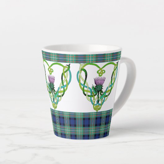 Scottish Thistle Latte Mok (Rechterhoek)