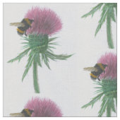 scottish thistle met hommel stof (Close Up)