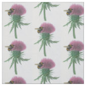 scottish thistle met hommel stof (Swatch)