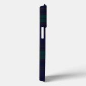 Scottish Thistle on Dark Tartan Custom Name Case-Mate iPhone Case (Achterkant / Rechts)