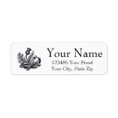 Scottish Thistle Personalize Etiket (Voorkant)