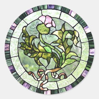 Scottish Thistle Ronde Sticker