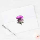 Scottish Thistle Ronde Sticker (Envelop)