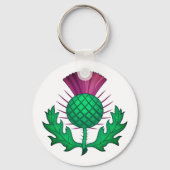Scottish Thistle Sleutelhanger (Achterkant)