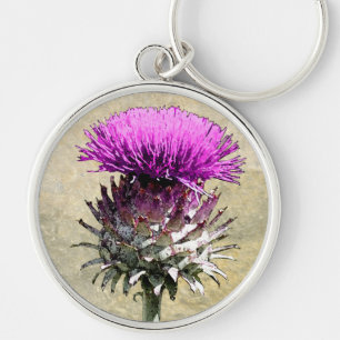 Scottish Thistle Sleutelhanger