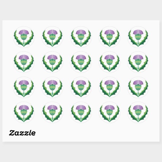 Scottish Thistle Sticker (Vel)