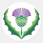 Scottish Thistle Sticker (Voorkant)
