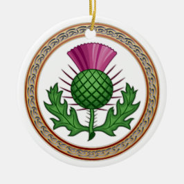Scottish Thistle Symbol Badge Keramisch Ornament