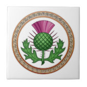 Scottish Thistle Symbol Badge Tegeltje (Voorkant)