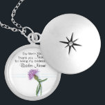 Scottish Wedding Souvenirs, Gifts, Giveaways Locket Ketting<br><div class="desc">Klik op onze winkel om al onze design te bekijken voor al het bijbehorende drukwerk voor Keltische en Schotse bruiloften, tradities en ideeën, inclusief verlovingsfeest, behalve dag- en trouwuitnodigingen, kaartjes, kaarsen, gastboeken en banners, en ook voor dozen, sleutelhangers, magneten, kaarten, kaarten, kaarten, handschoenen, kettingen en horloges voor souvenirs als 'Dank...</div>