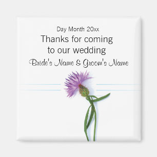 Scottish Wedding Souvenirs, Gifts, Giveaways Magneet