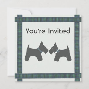 Scottish Wedding with Tartan Theme Kaart