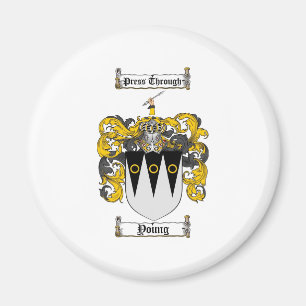 Scottish Young Coat of Arms Stein - Family Crest Magneet