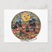 ScottishTerrier Halloween Picnic Briefkaart (Voorkant)