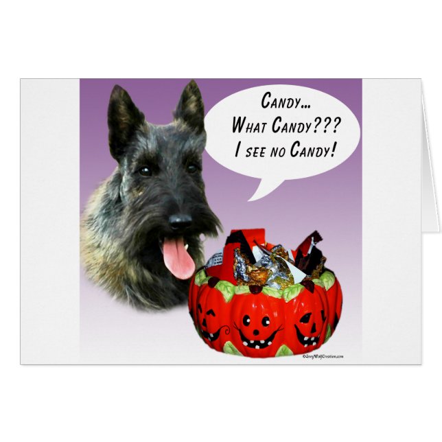 ScottishTerrier Halloween Snoep (Voorkant Horizontaal)