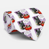 ScottishTerrier Halloween Snoep Stropdas (Opgerold)