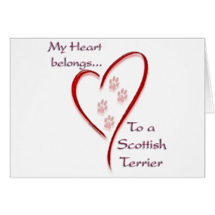 ScottishTerrier Heart hoort erbij