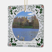 ScottishvStuart Clan's Linlithgow Palace Xmas Keramisch Ornament (Links)