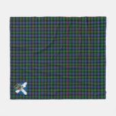 Scotts Baillie Hunting Tartan Pset Fleece Deken (Voorkant (Horizontaal))