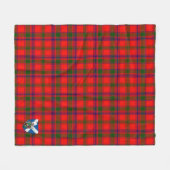 Scotts Bain Tartan Pset Fleece Deken (Voorkant (Horizontaal))