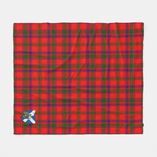 Scotts Bain Tartan Pset Fleece Deken (Voorkant (Horizontaal))