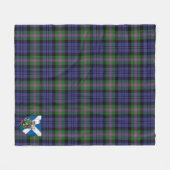 Scotts Baird Modern Tartan Pset Fleece Deken (Voorkant (Horizontaal))