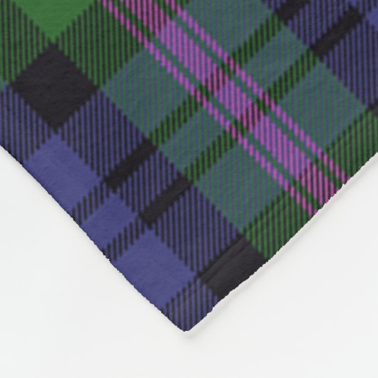 Scotts Baird Modern Tartan Pset Fleece Deken (Hoek)