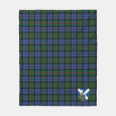Scotts Baird Tartan Pset Fleece Deken (Voorkant)