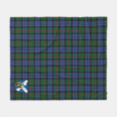 Scotts Baird Tartan Pset Fleece Deken (Voorkant (Horizontaal))