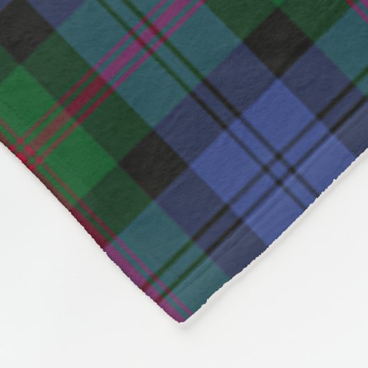 Scotts Baird Tartan Pset Fleece Deken (Hoek)