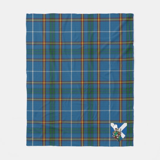 Scotts Bairn Tartan Pset Fleece Deken (Voorkant)
