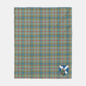 Scotts Balfour Modern Tartan Pset Fleece Deken (Voorkant)