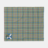 Scotts Balfour Modern Tartan Pset Fleece Deken (Voorkant (Horizontaal))