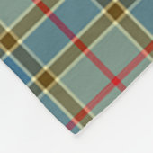 Scotts Balfour Modern Tartan Pset Fleece Deken (Hoek)