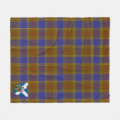 Scotts Balfour Tartan Pset Fleece Deken (Voorkant (Horizontaal))