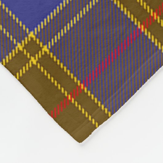 Scotts Balfour Tartan Pset Fleece Deken (Hoek)