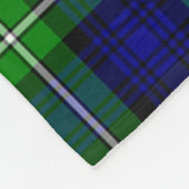 Scotts Bannerman Tartan Pset Fleece Deken (Hoek)