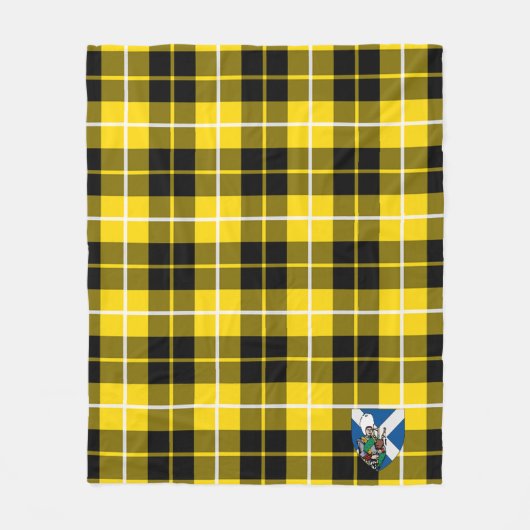 Scotts Barclay Dress Modern Tartan Pset Fleece Deken (Voorkant)