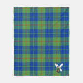 Scotts Barclay Hunting Ancient Tartan Pset Fleece Deken (Voorkant)