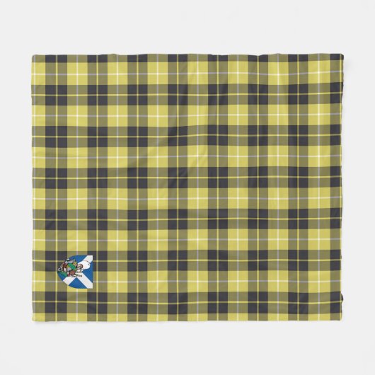 Scotts Barclay Tartan Pset Fleece Deken (Voorkant (Horizontaal))