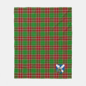 Scotts Baxter Moderne Schotse Plaid Ruit Fleece Deken (Voorkant)