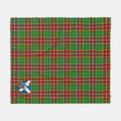 Scotts Baxter Moderne Schotse Plaid Ruit Fleece Deken (Voorkant (Horizontaal))